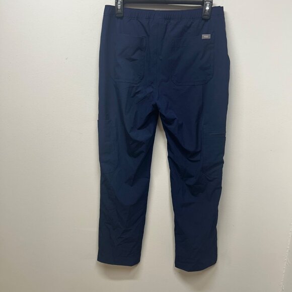 Figs Technical Collection Navy Blue Scrub Pants XS/S Elastic Waist Drawstring Po - Picture 6 of 11